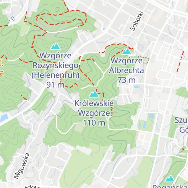Map of Królewskie Wzgórze
