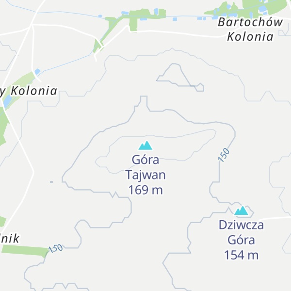 Map of Góra Tajwan