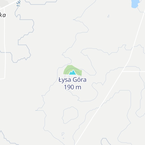 Map of Łysa Góra