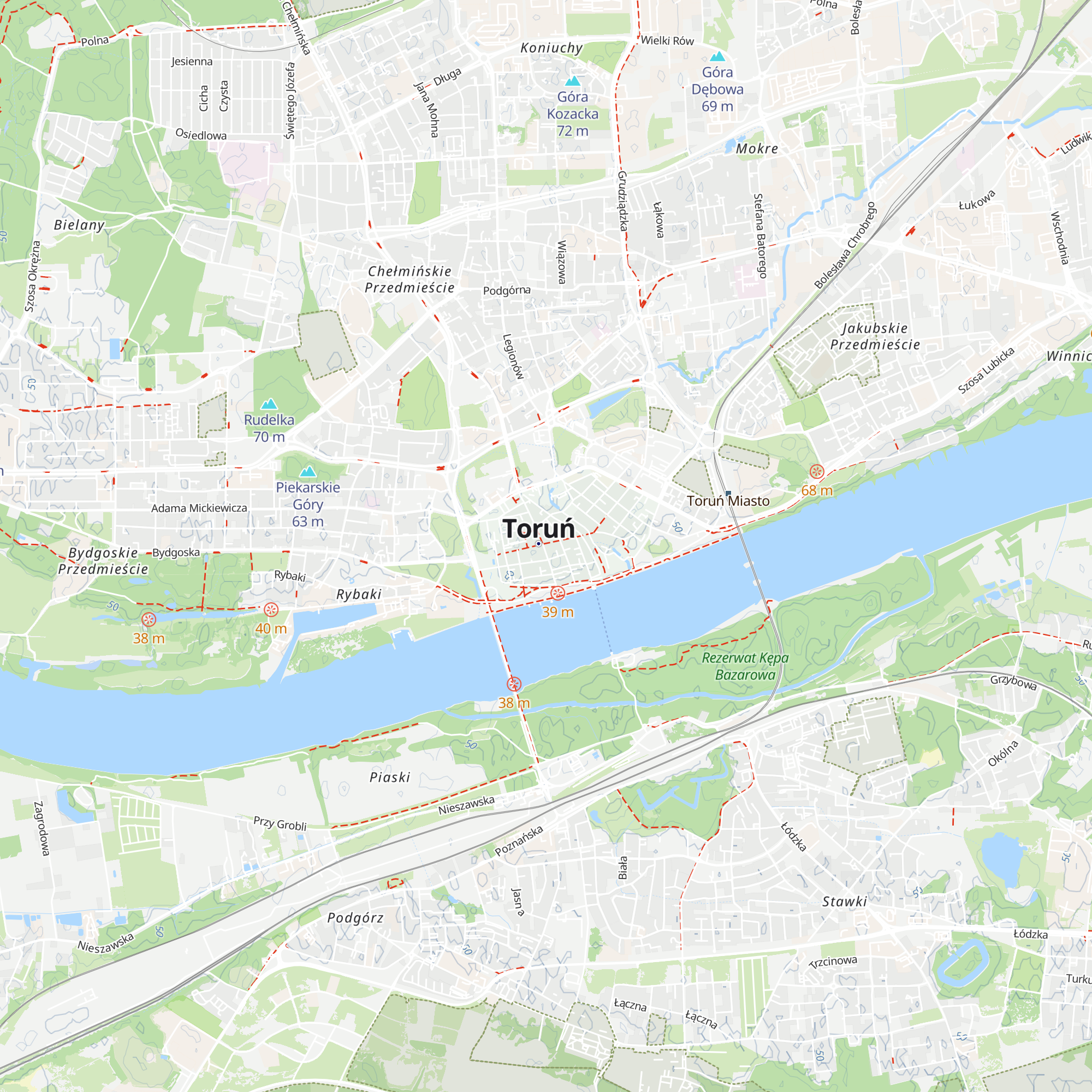 Informacja turystyczna map