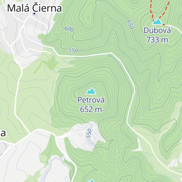 Map of Petrová