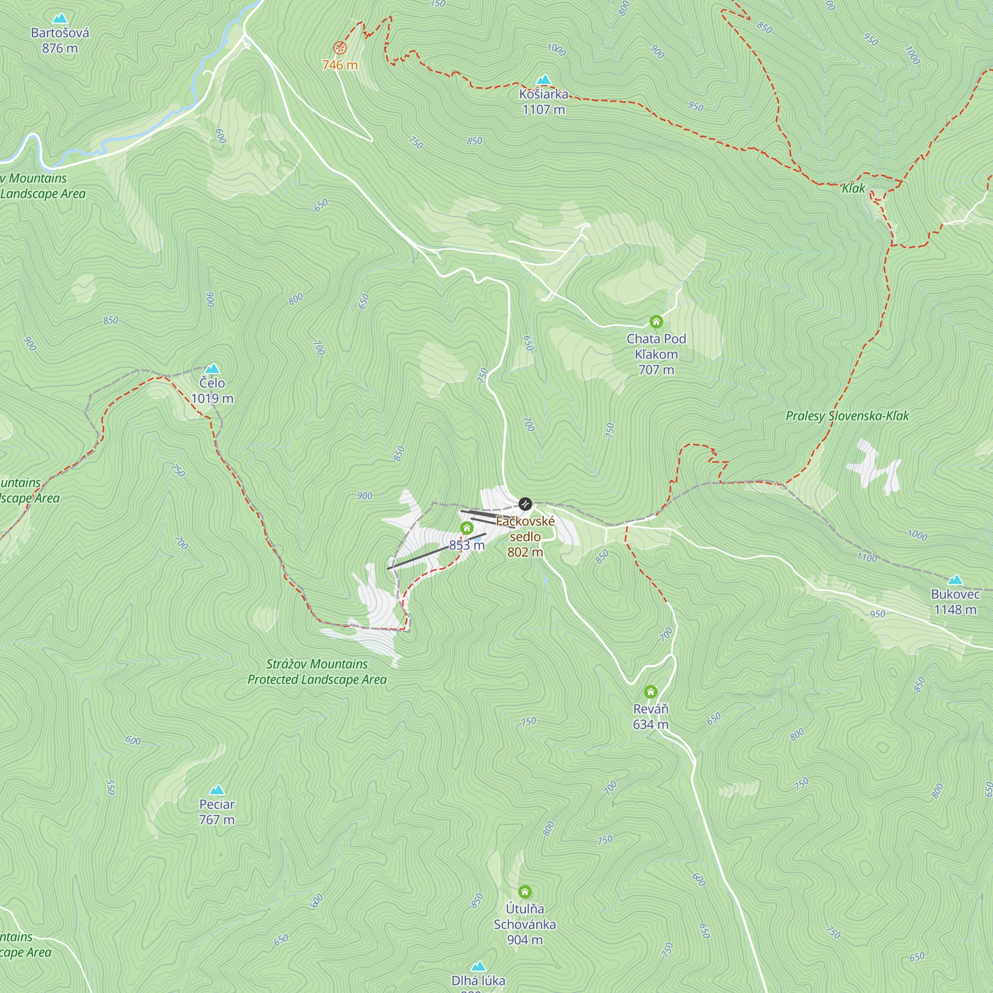 Horský hotel Kľak map