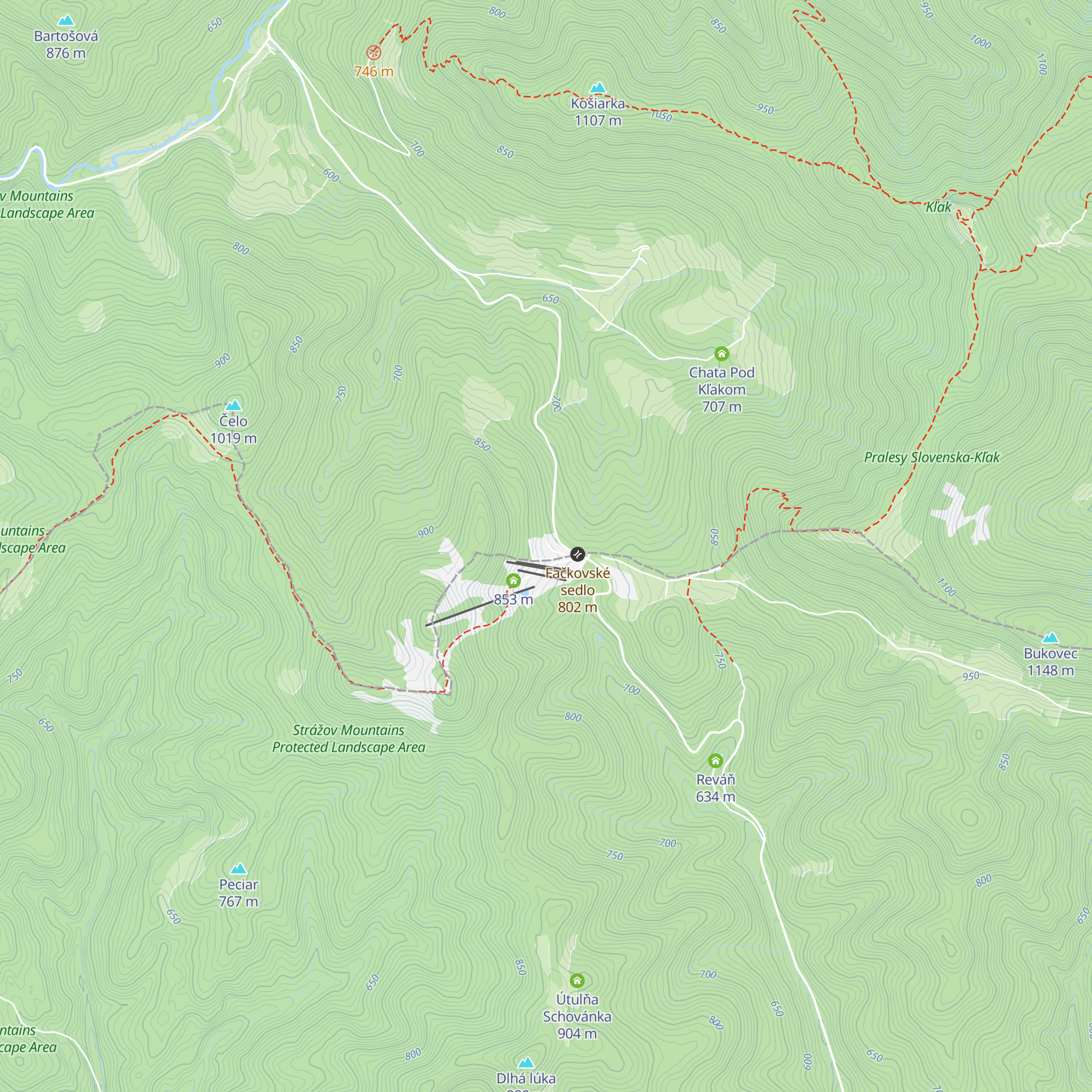 Horský hotel Kľak map