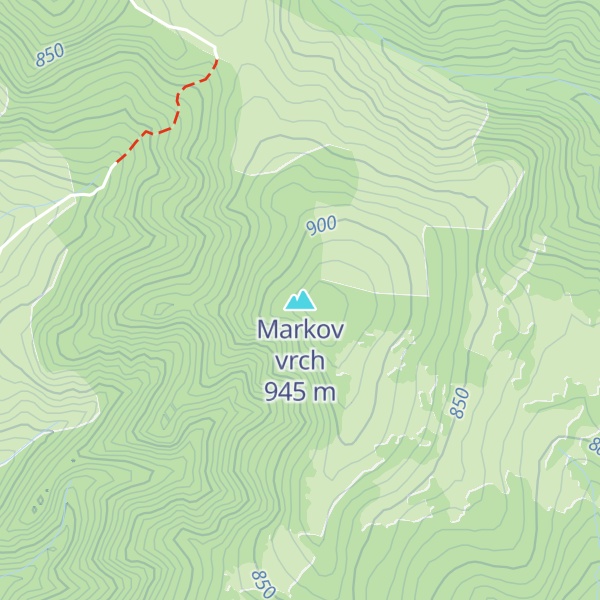 Map of Markov vrch