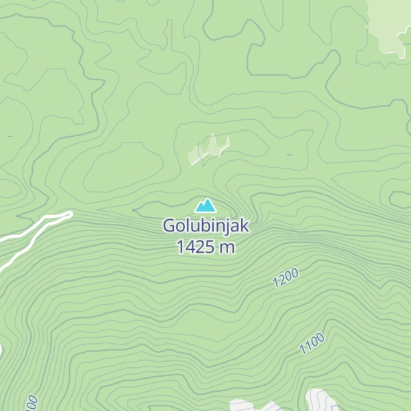 Map of Golubinjak