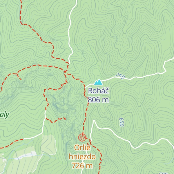 Map of Obrovská brána