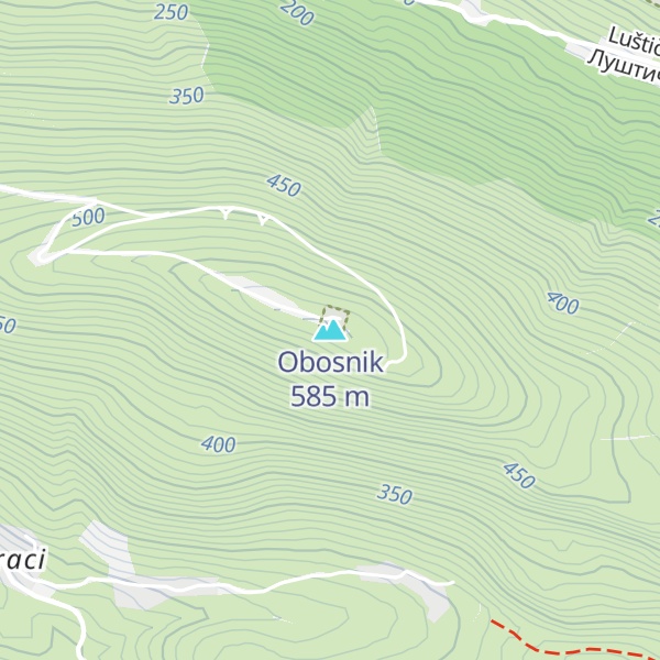Map of Obosnik