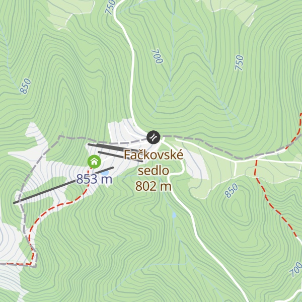 Map of Bufet Kľak