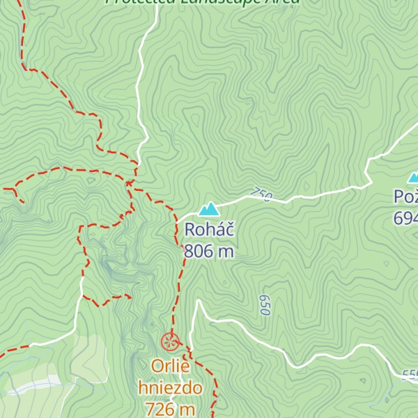Map of Roháč