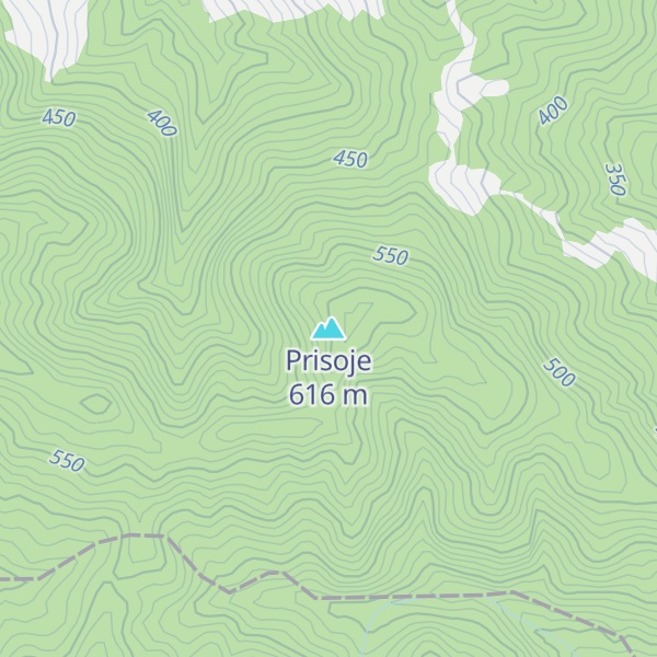 Map of Prisoje