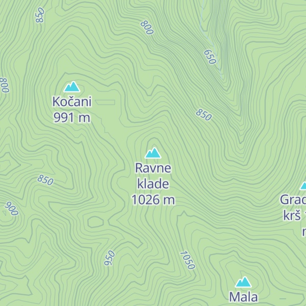 Map of Ravne klade