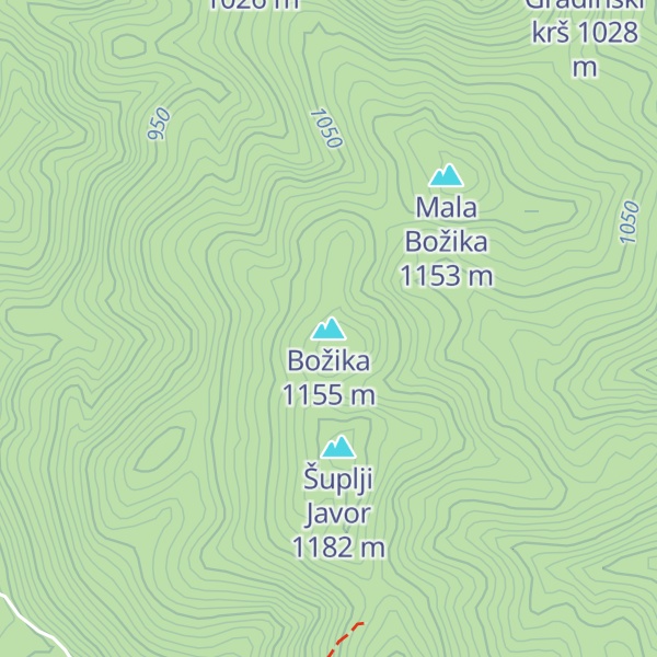 Map of Božika