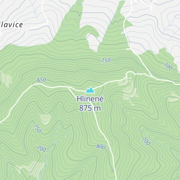 Map of Hlinené