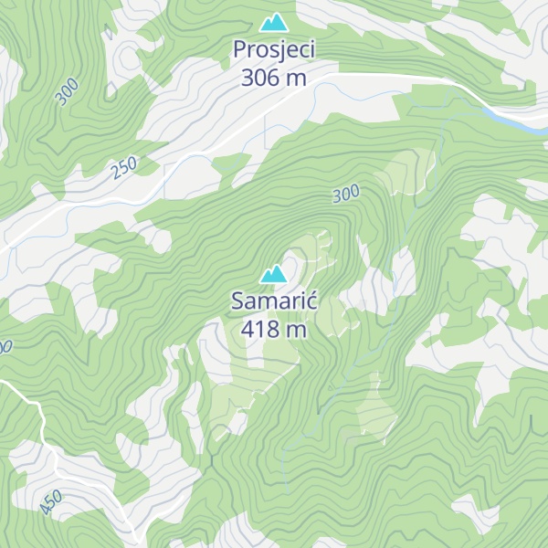 Map of Samarić