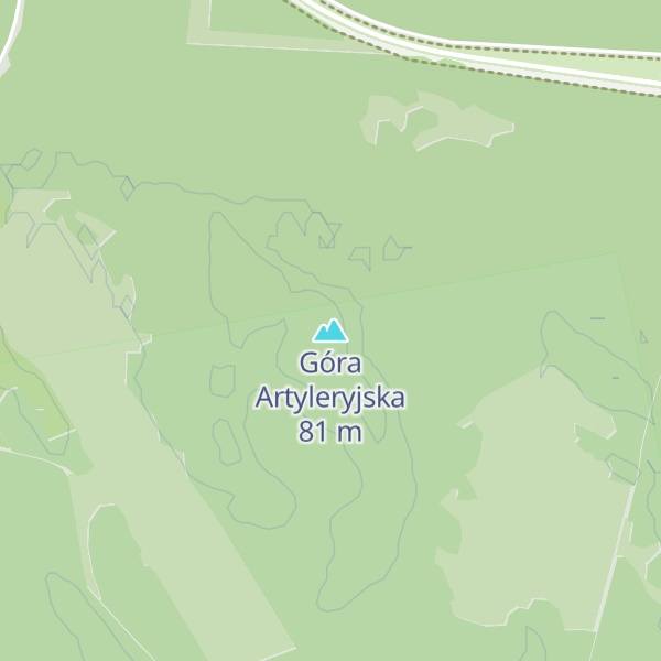 Map of Góra Artyleryjska