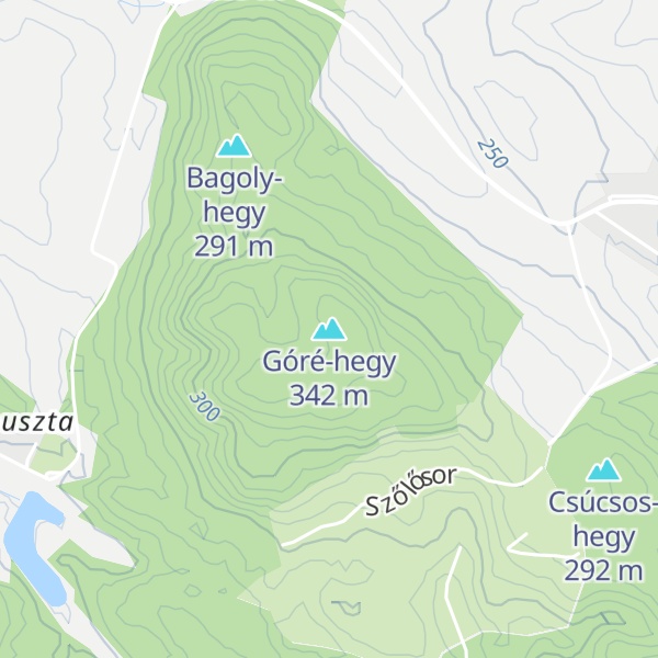 Map of Góré-hegy
