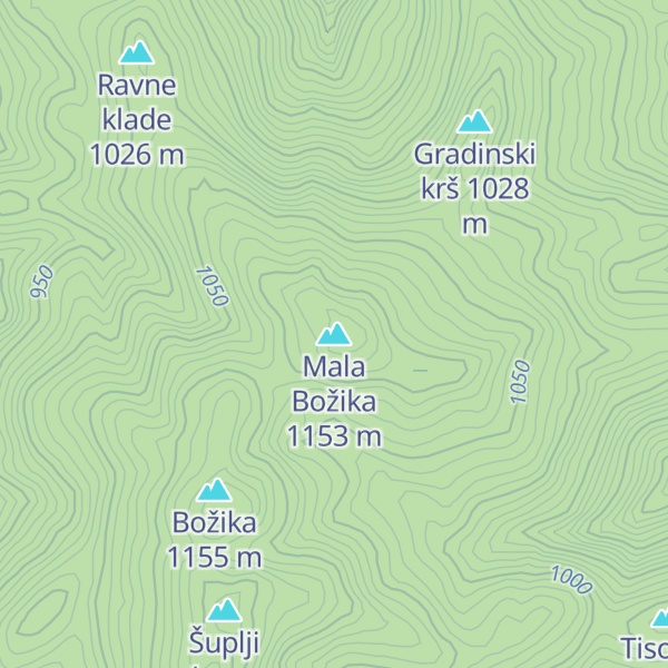 Map of Mala Božika