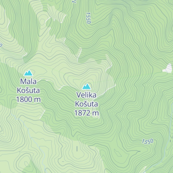 Map of Velika Košuta