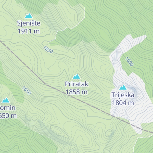 Map of Priratak