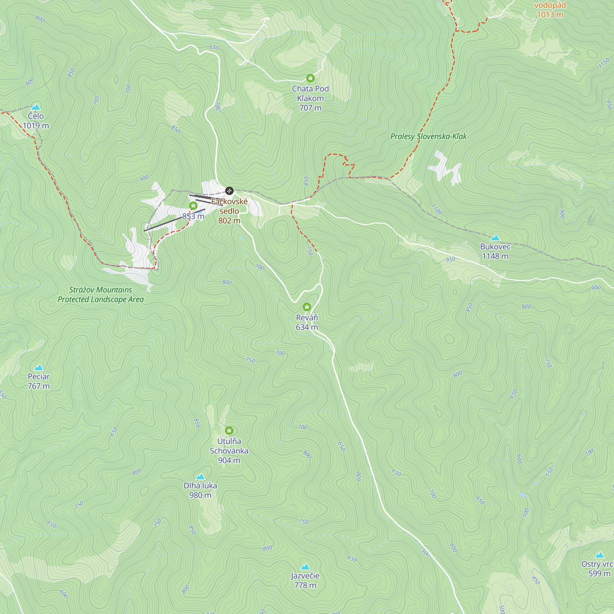 Reváň map
