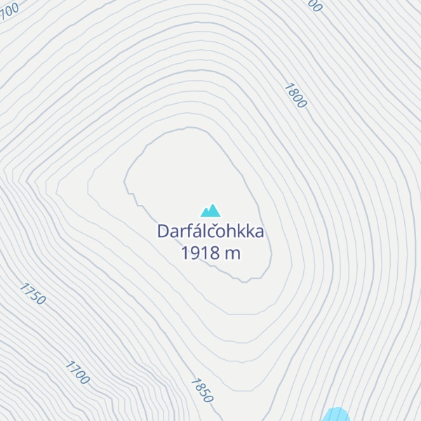 Map of Darfálčohkka
