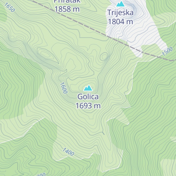 Map of Golica