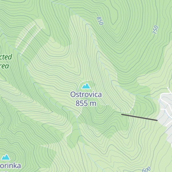 Map of Ostrovica
