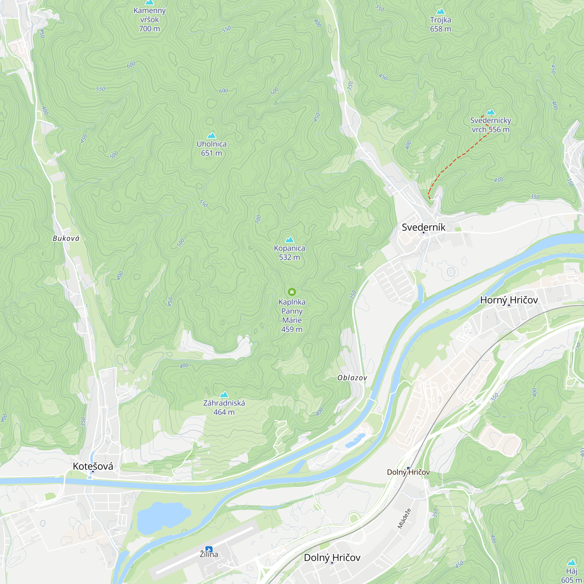 Kaplnka Panny Márie map