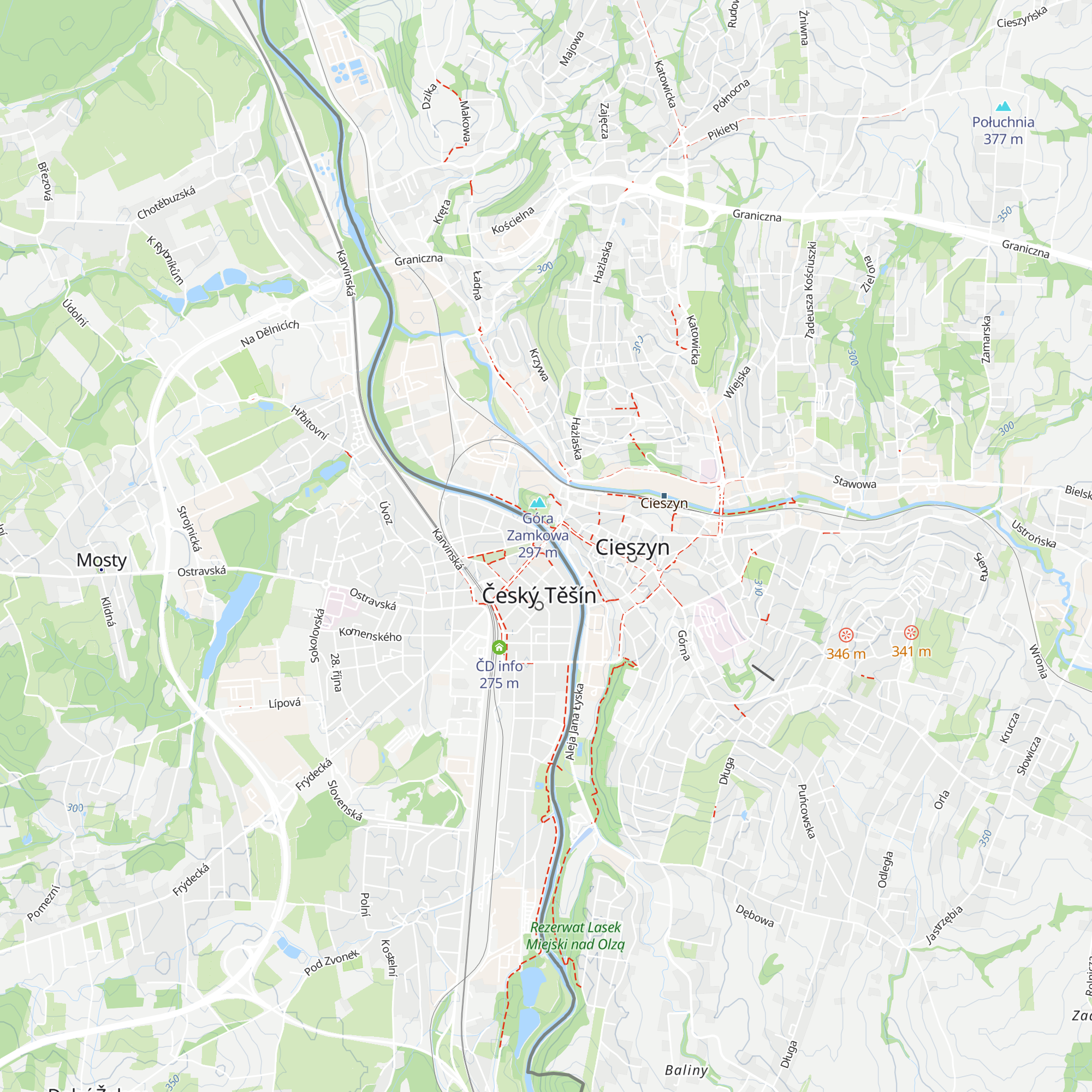 Turistické informační centrum Český Těšín map