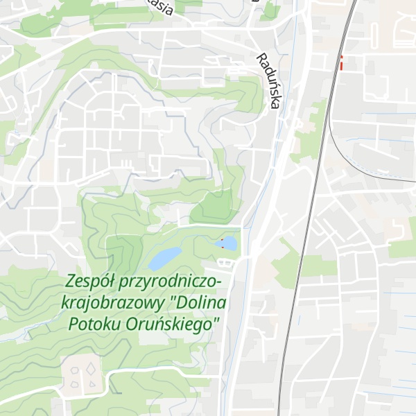 Map of Gliniana Góra