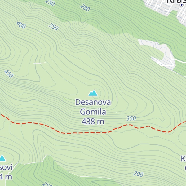 Map of Desanova Gomila