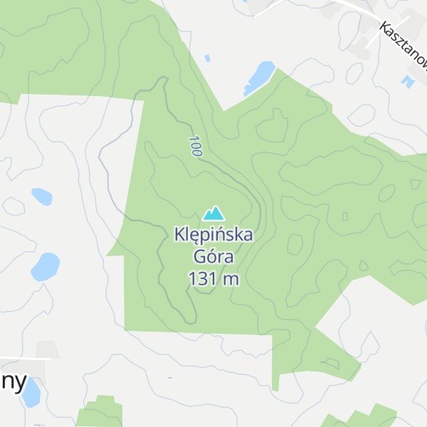 Map of Klępińska Góra