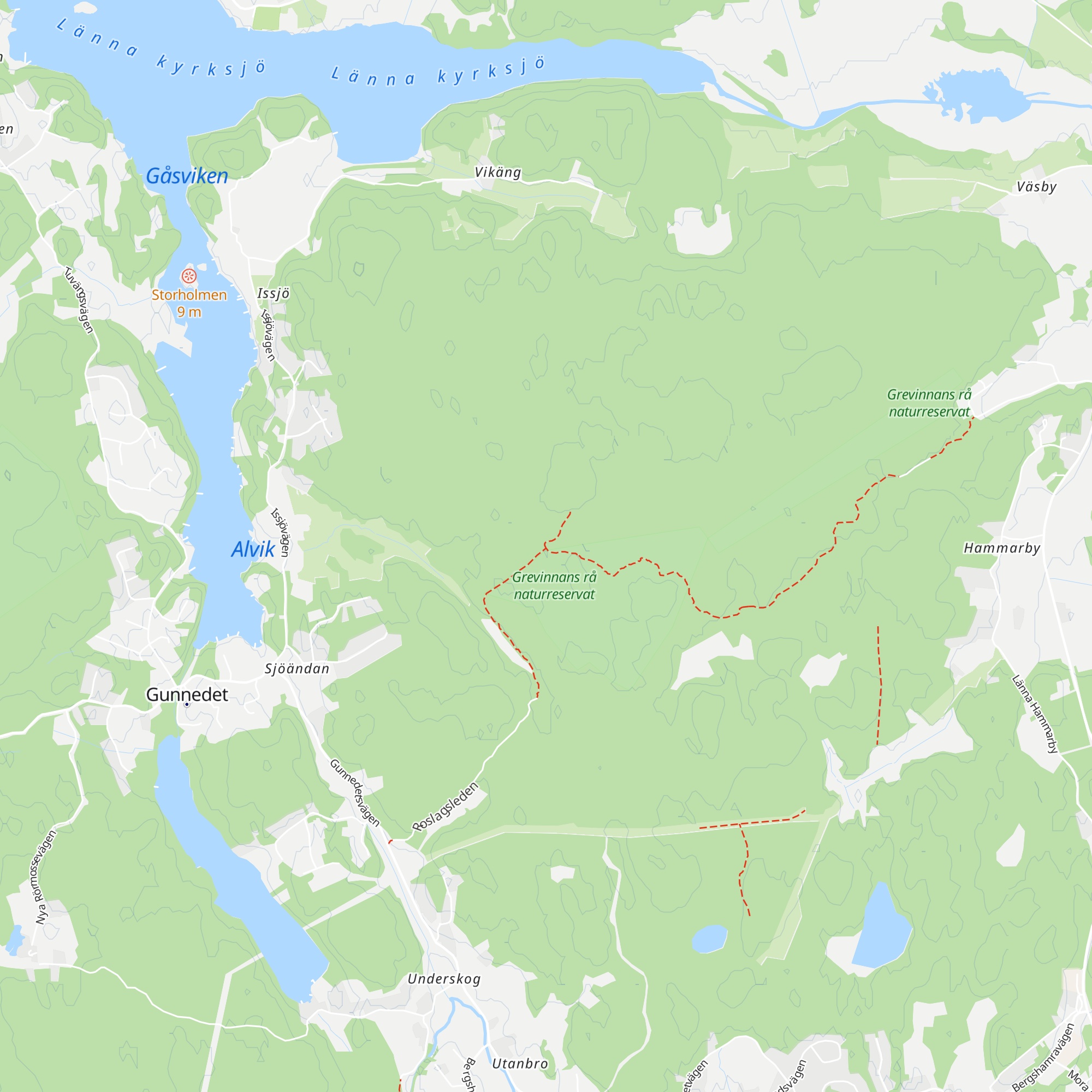 Grevinnans rå map