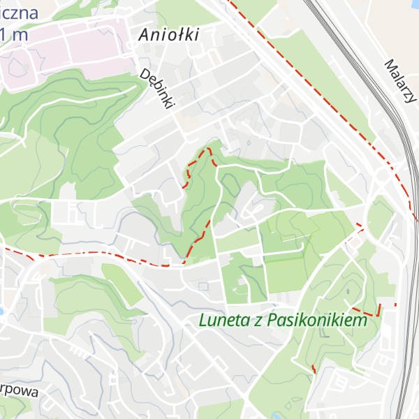 Map of Wronia Górka