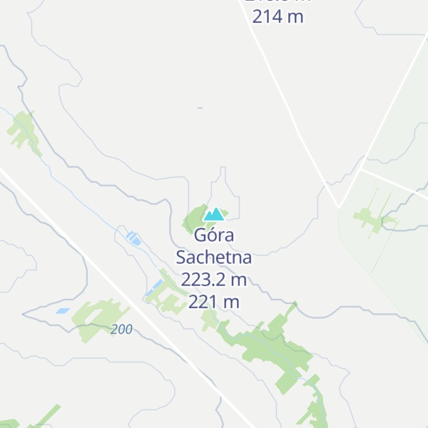 Map of Góra Sachetna 223.2 m