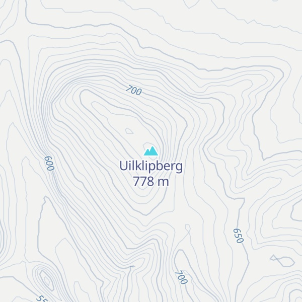 Map of Uilklipberg
