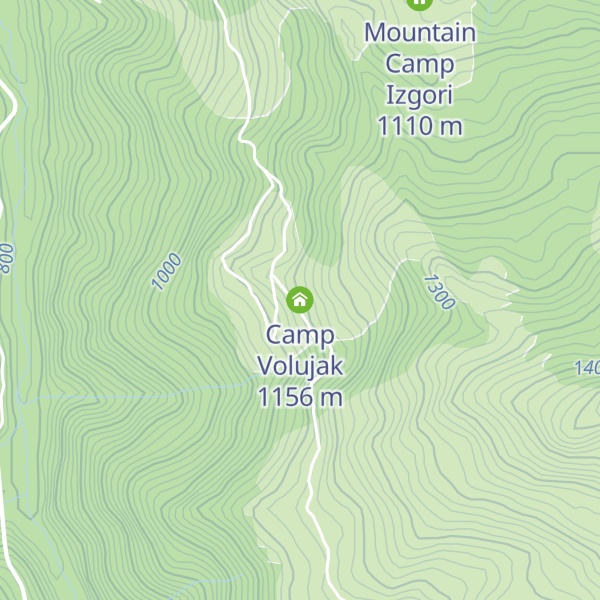 Map of Camp Volujak