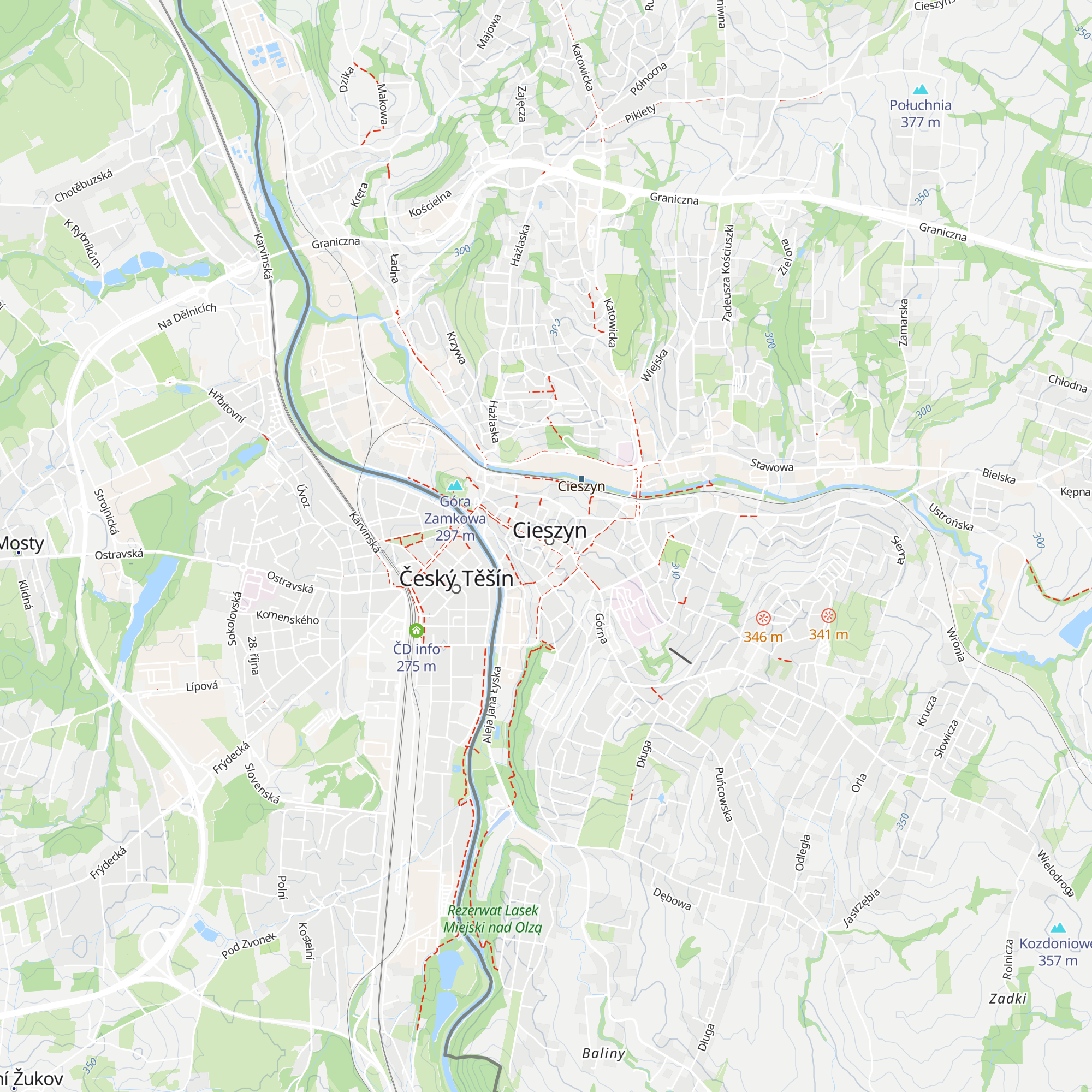 Cieszyńskie Centrum Informacji map