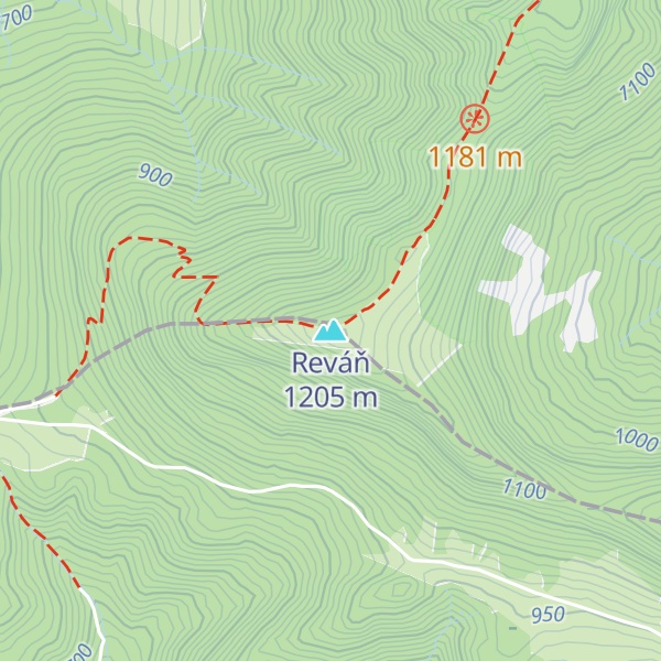 Map of Reváň