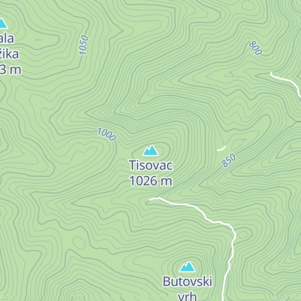 Map of Tisovac