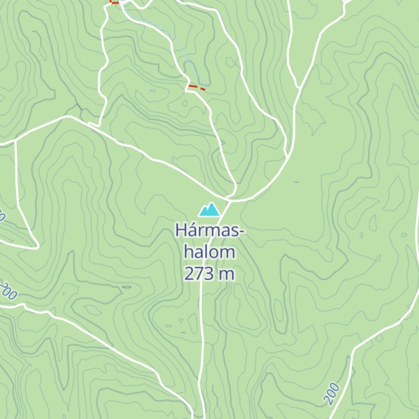 Map of Hármas-halom