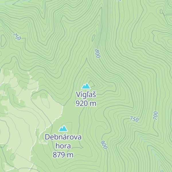 Map of Vígľaš