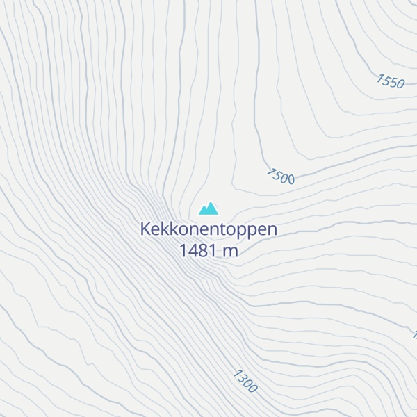Map of Kekkonentoppen