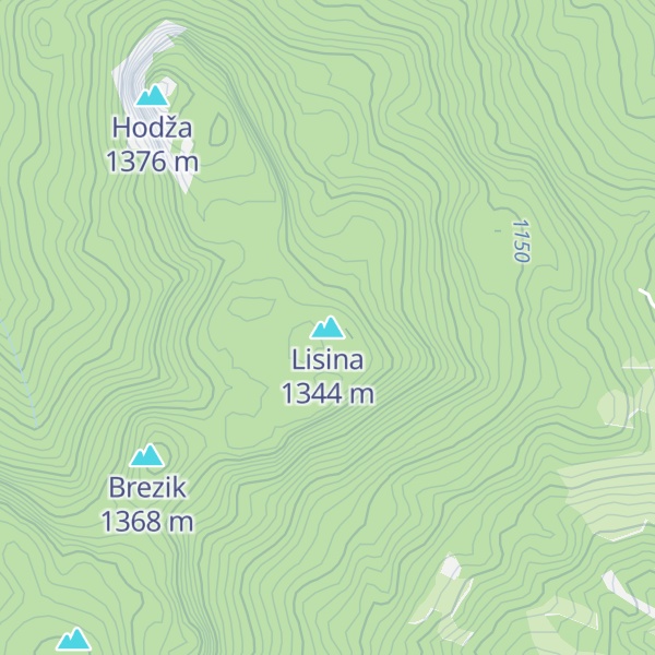 Map of Lisina
