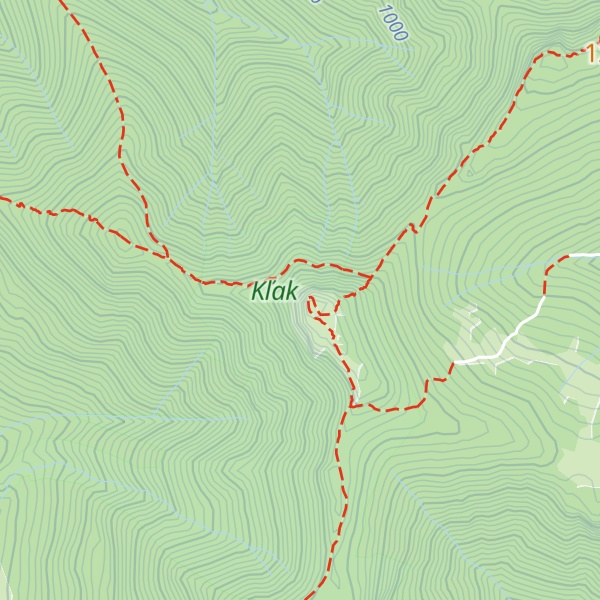 Map of Kľak