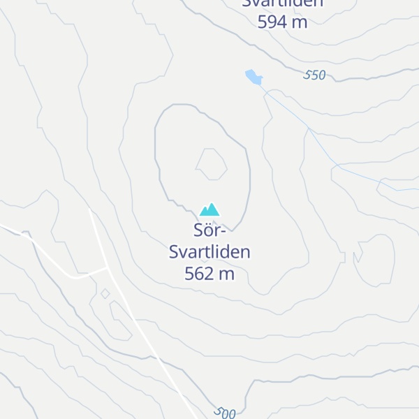 Map of Sör-Svartliden