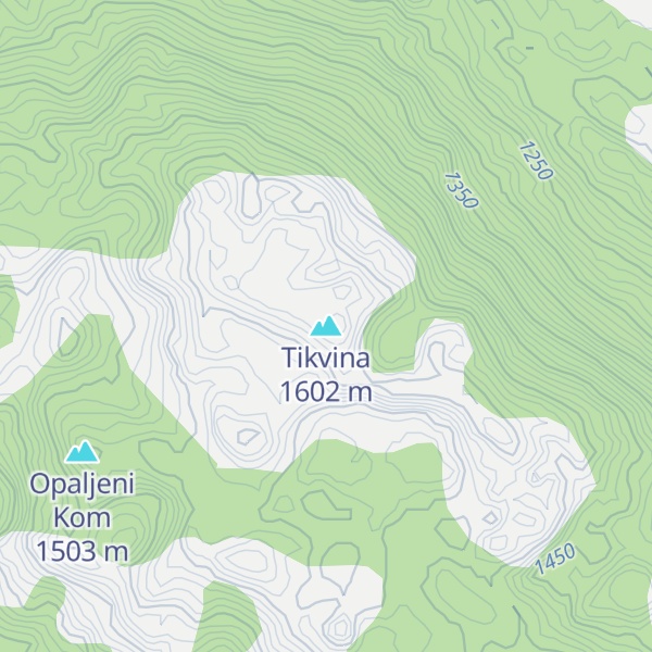 Map of Tikvina