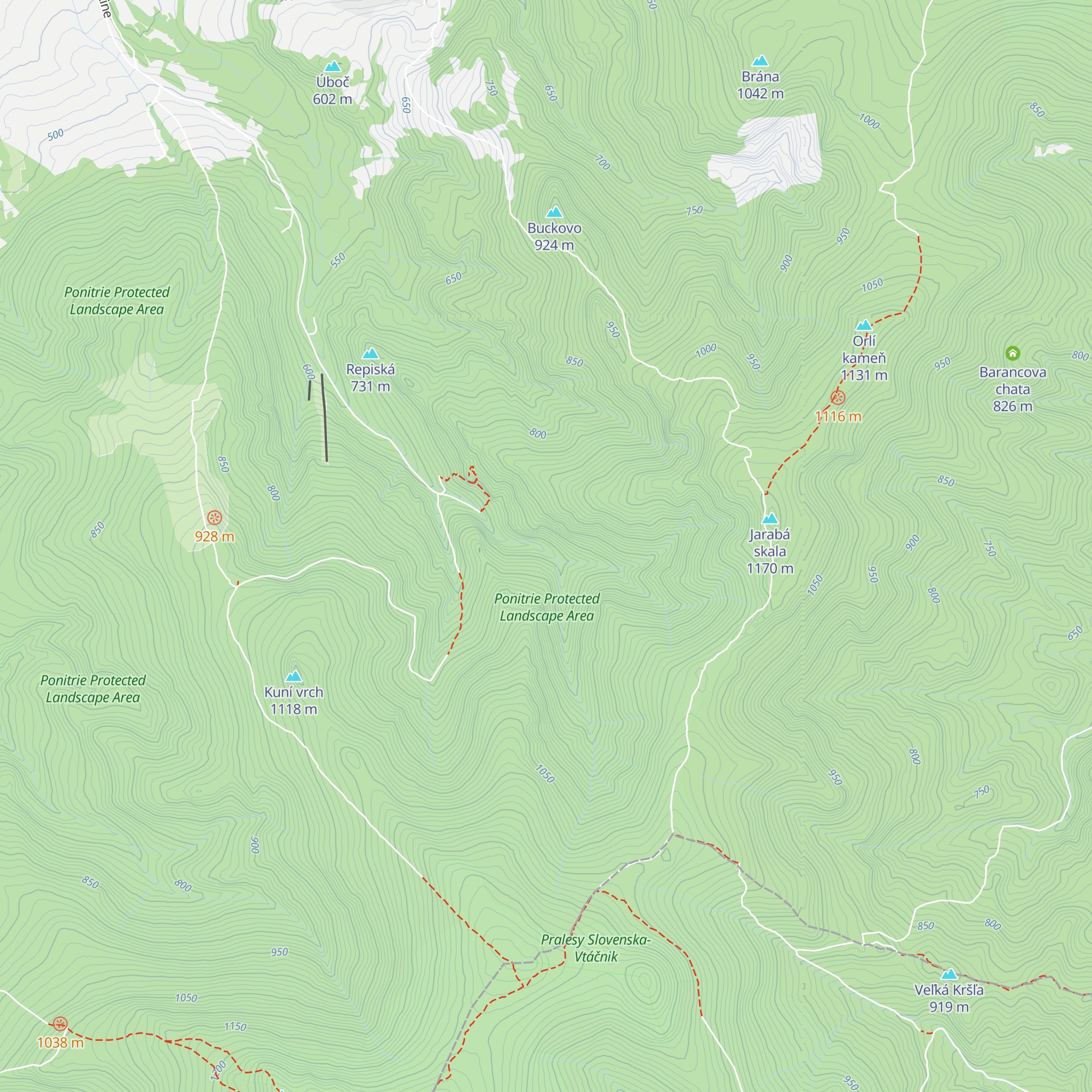 Sviniarka map