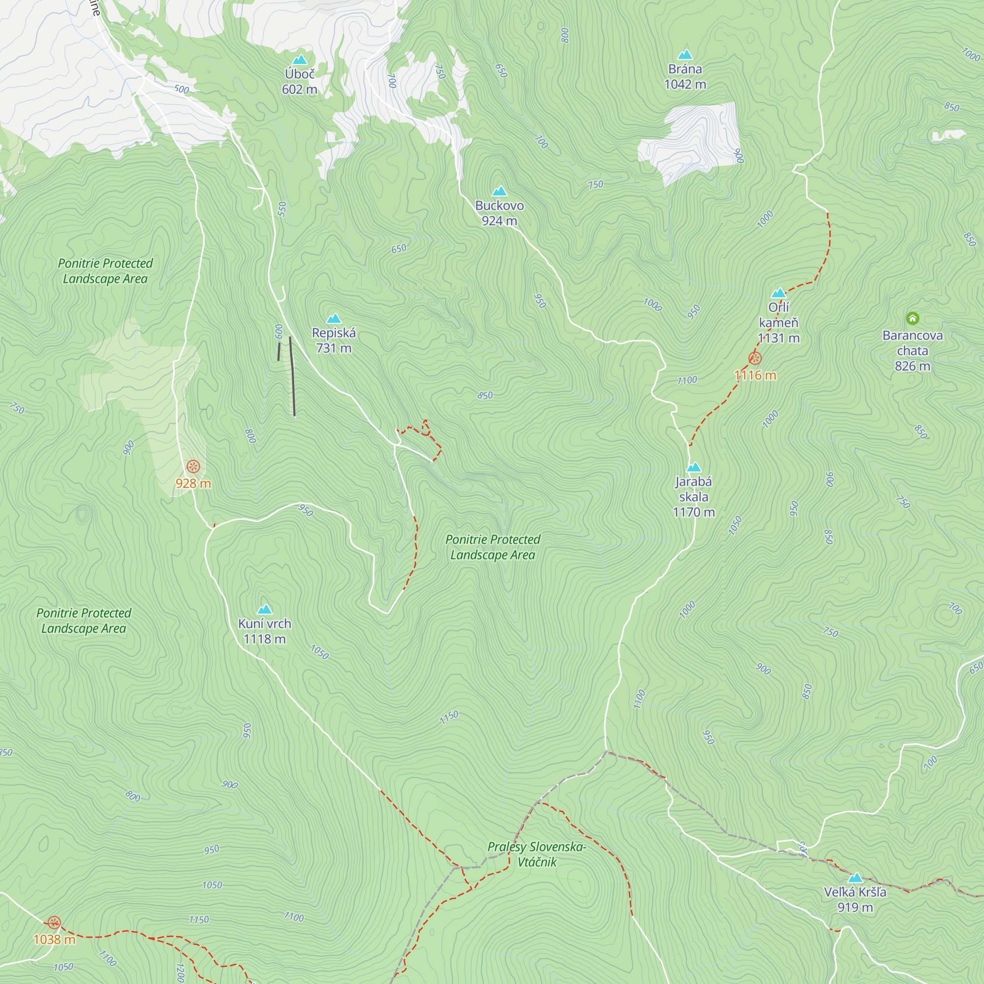 Sviniarka map