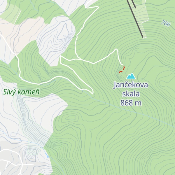 Map of Chata Anička
